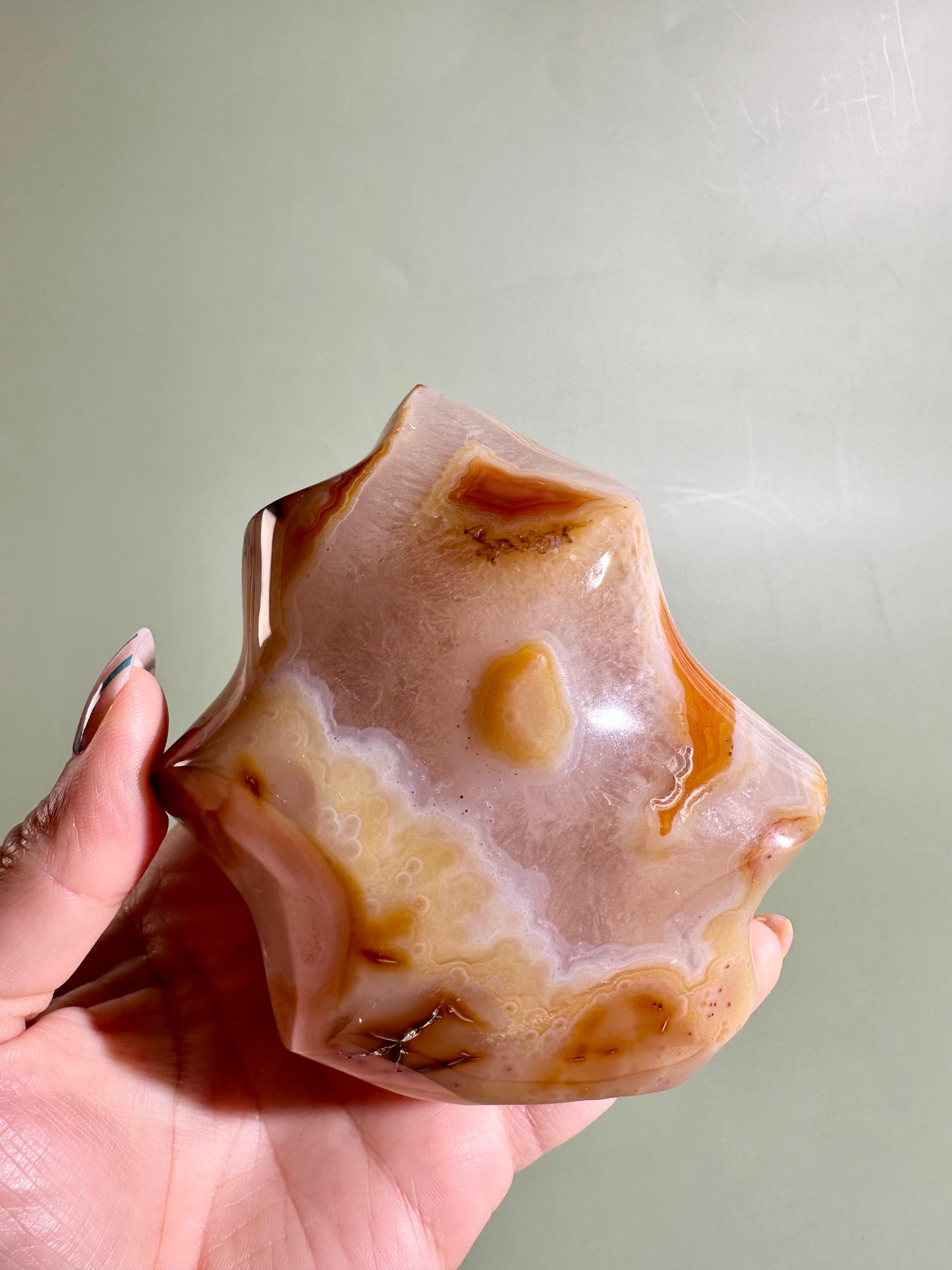 Carnelian Flame – Option I | Collector Statement Crystal, Strength & Transformation