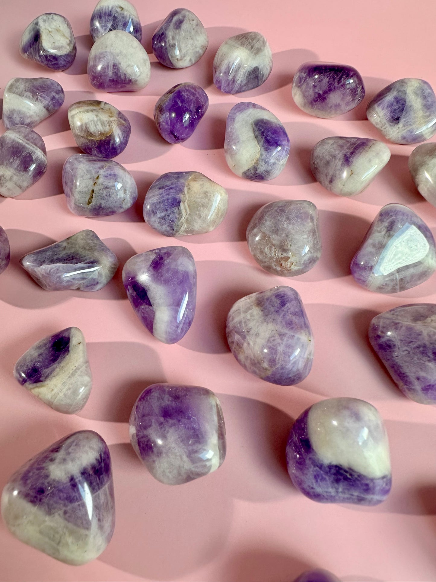 Chevron Amethyst Tumble