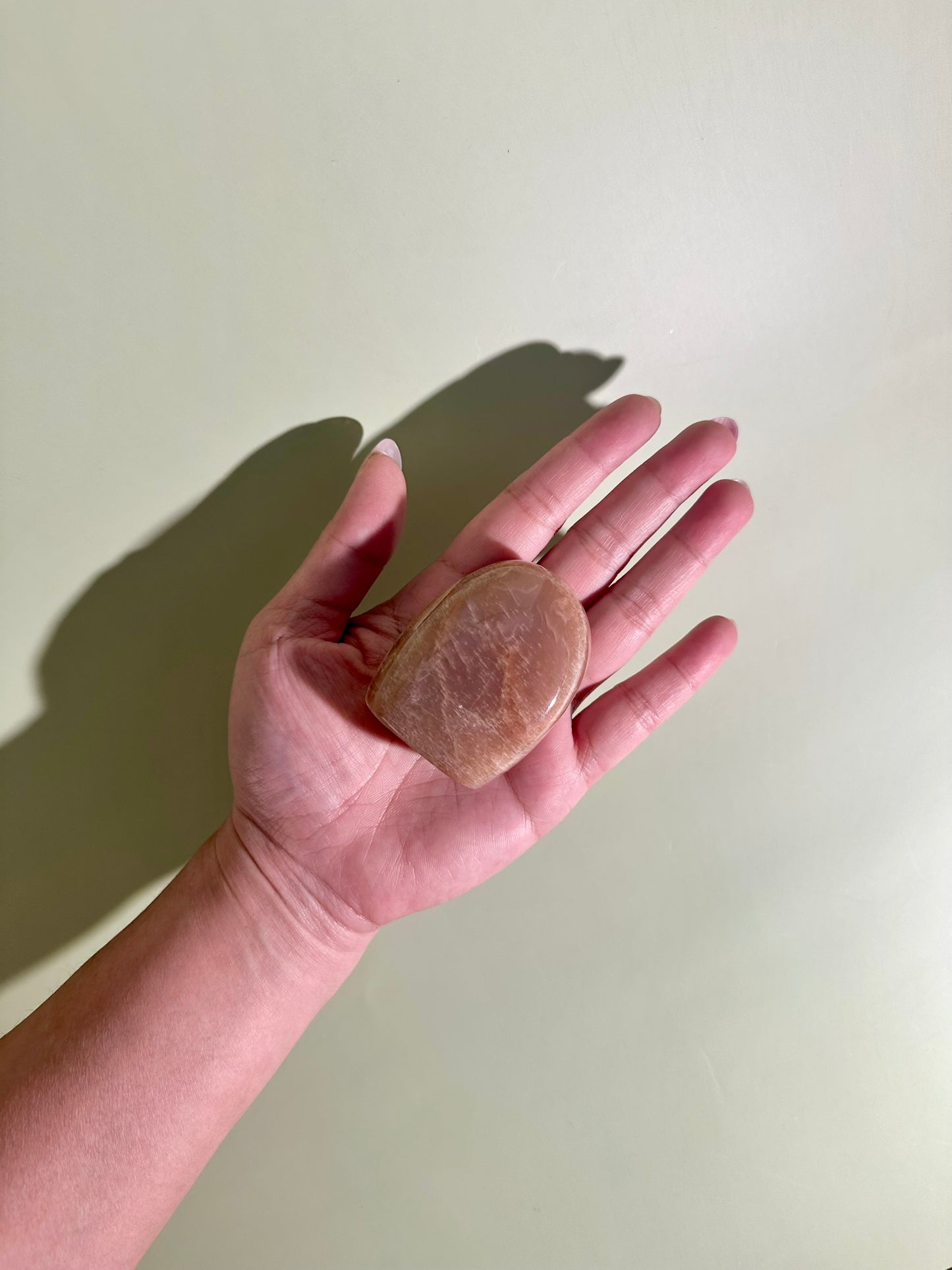 Peach Moonstone Standing Freeform – Option A | New Beginnings, Inner Peace & Feminine Energy