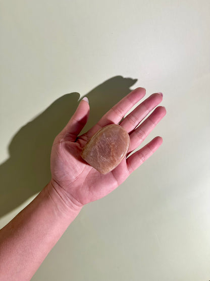 Peach Moonstone Standing Freeform – Option A | New Beginnings, Inner Peace & Feminine Energy