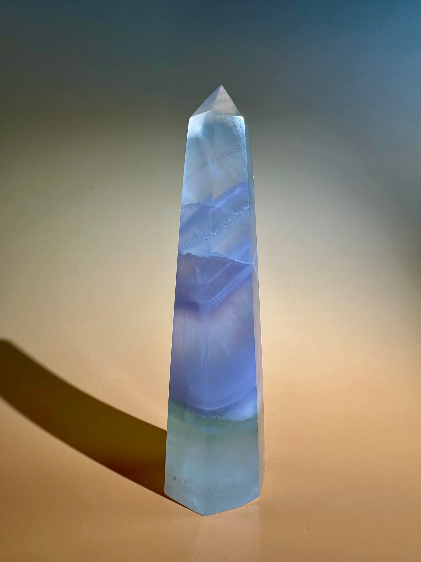 Lavender Green Fluorite Tower – Option C