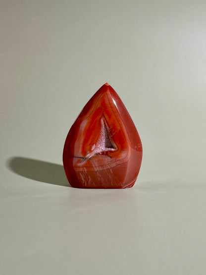 Carnelian Flame Option Q | One-of-a-Kind Confidence & Passion Crystal