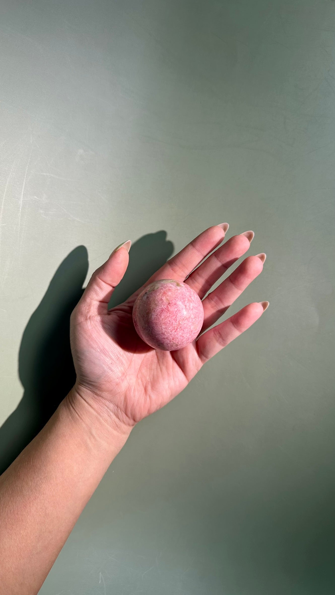 Thulite with Epidote Sphere – Option B