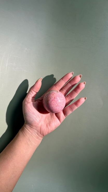 Thulite with Epidote Sphere – Option B