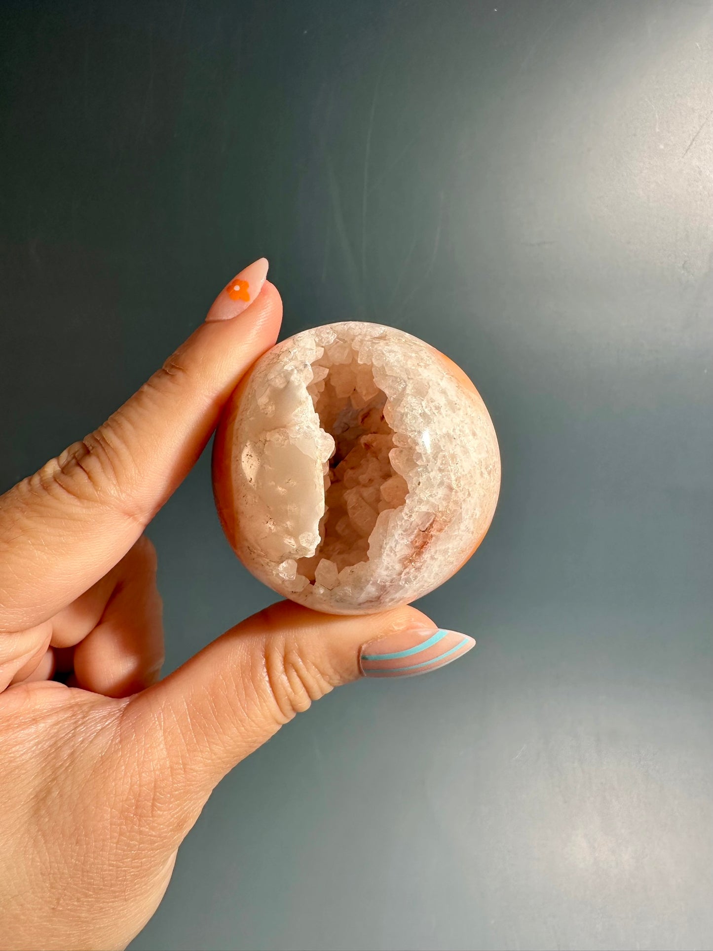 Carnelian Sphere – Option H | Abundance, Creativity & Joy Crystal