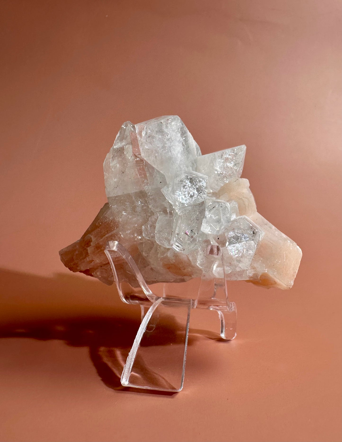 Apophyllite Stilbite Cluster - C