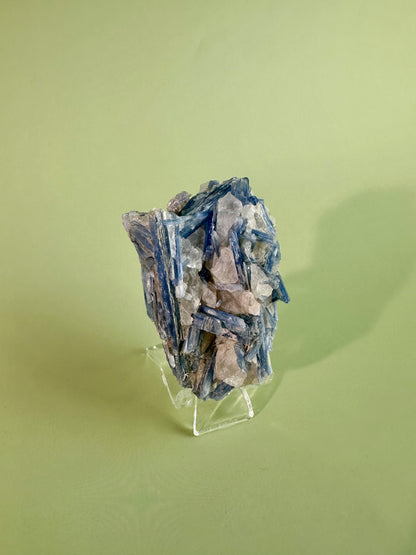 Kyanite in Quartz Cluster - E