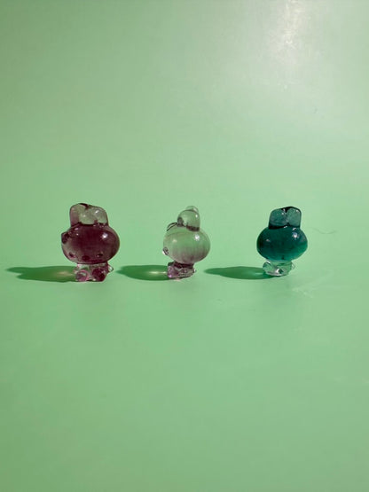 Mini Rainbow Fluorite My Melody Inspired Kawaii Bunny Crystal