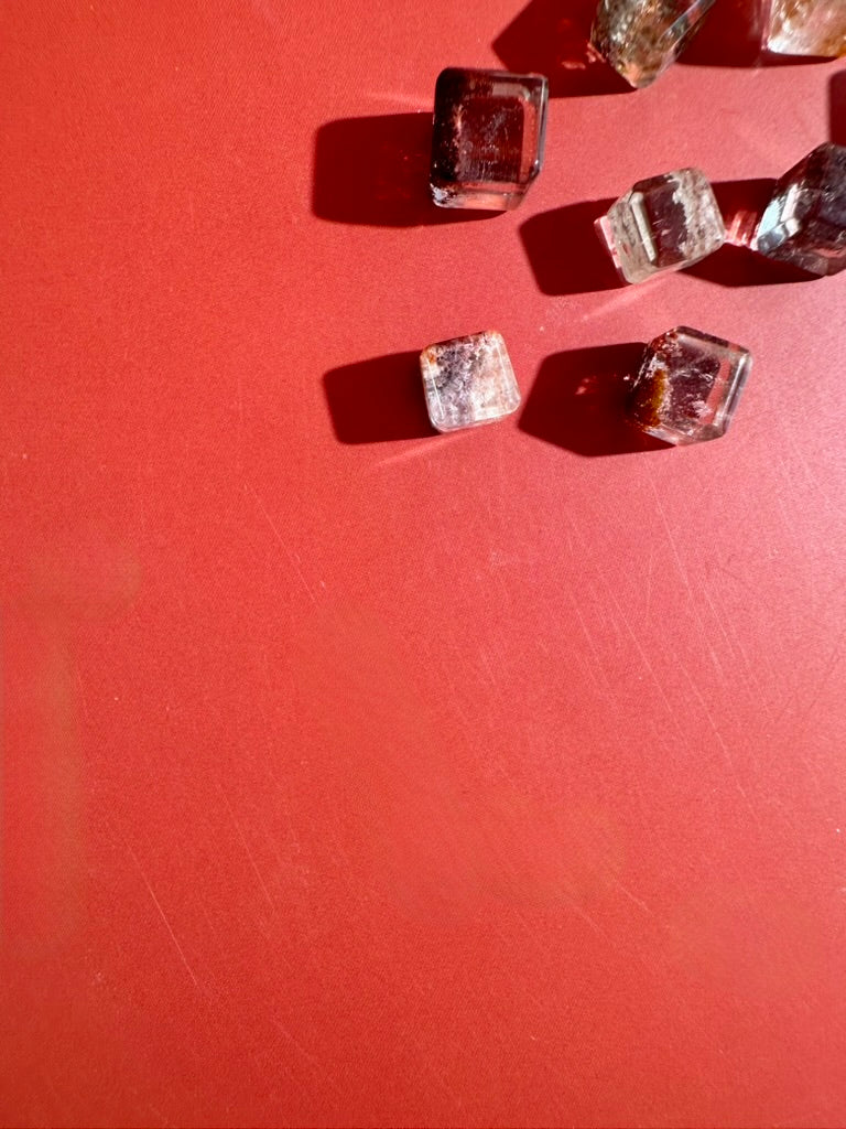 Teeny Garden Quartz Cube | Lodolite Crystal