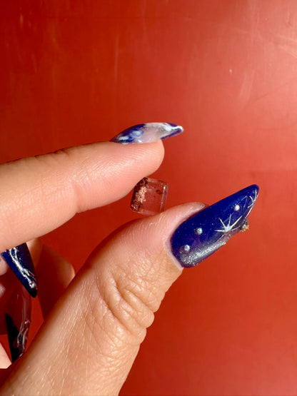 Teeny Garden Quartz Cube | Lodolite Crystal
