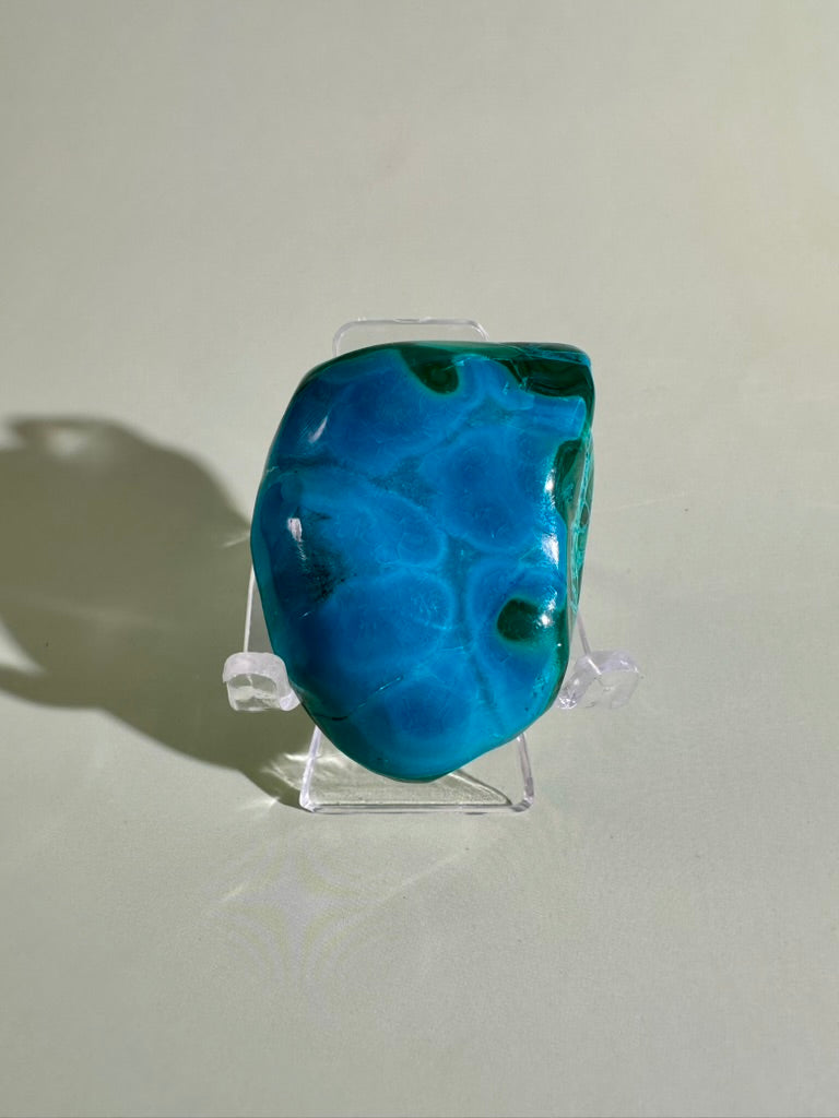 Malachite Chrysocolla Malacolla Polished Specimen Option A | Congo Crystal