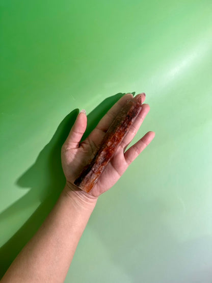 Fire Quartz Tower – Option A | Confidence, Grounding & Focus Energy