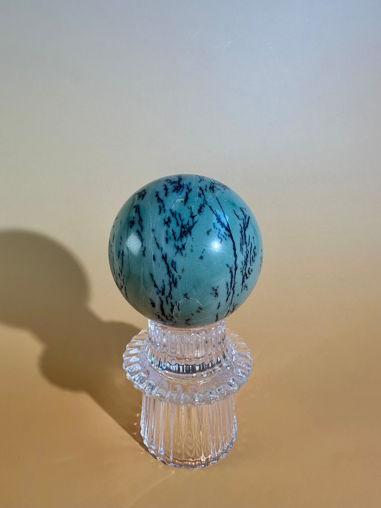 Green Picture Jasper Sphere – Option B