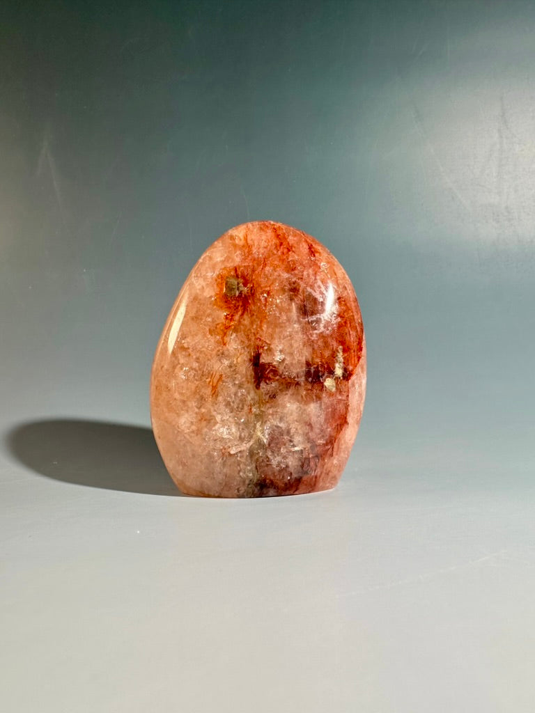 Fire Quartz Standing Freeform Option A | One-of-a-Kind Hematoid Quartz Crystal