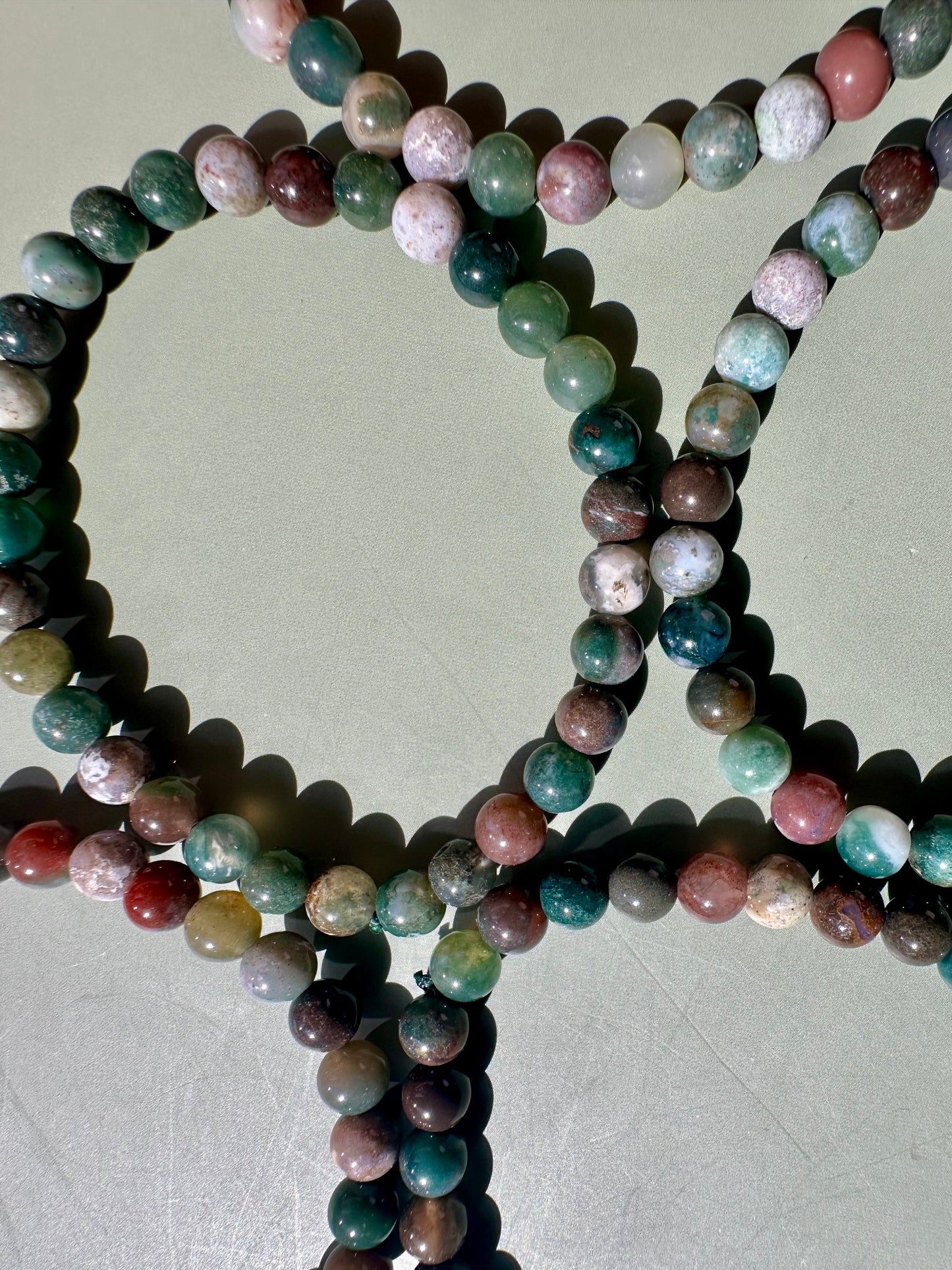 6mm Ocean Jasper Beaded Bracelet