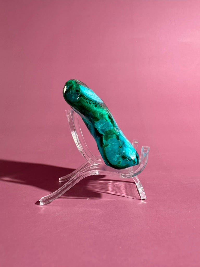 Malachite Chrysocolla Malacolla Polished Specimen Option B | DRC Mineral