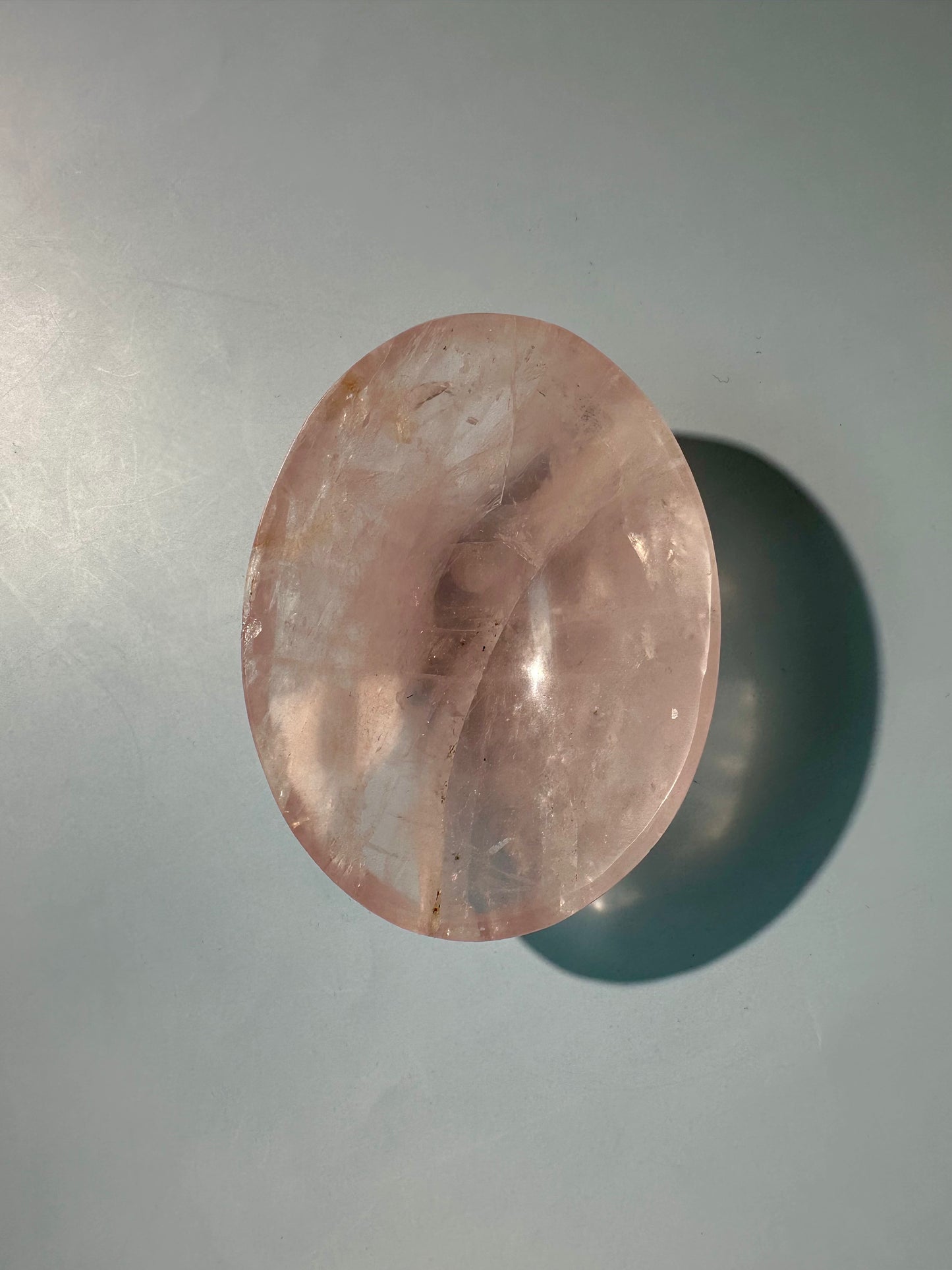 Perfectly Imperfect Rose Quartz Bowl Misfit – Option A