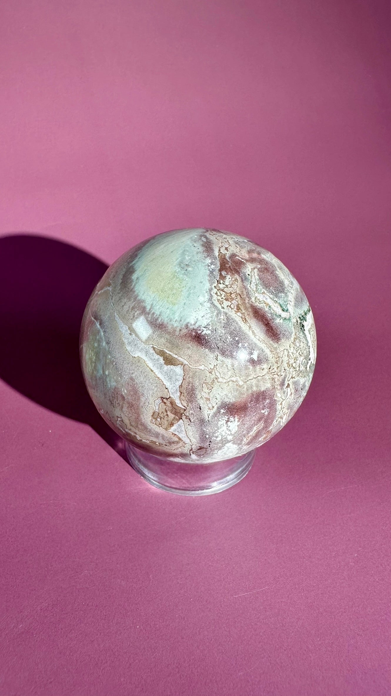 Unicorn Jasper Sphere – Option E