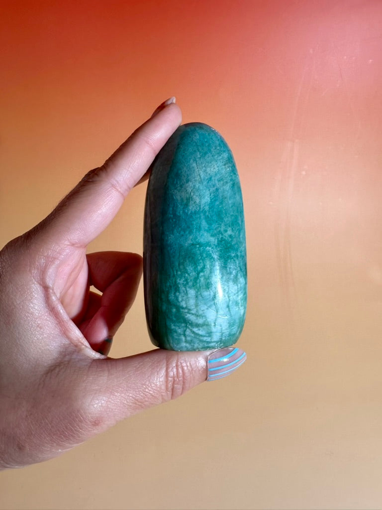 Amazonite Standing Freeform Option C | One-of-a-Kind Harmony Crystal