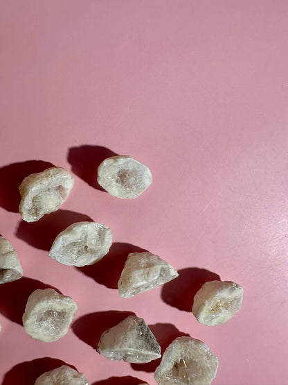 Intuitively Chosen Aura Quartz Geode | Rainbow Crystal Geode
