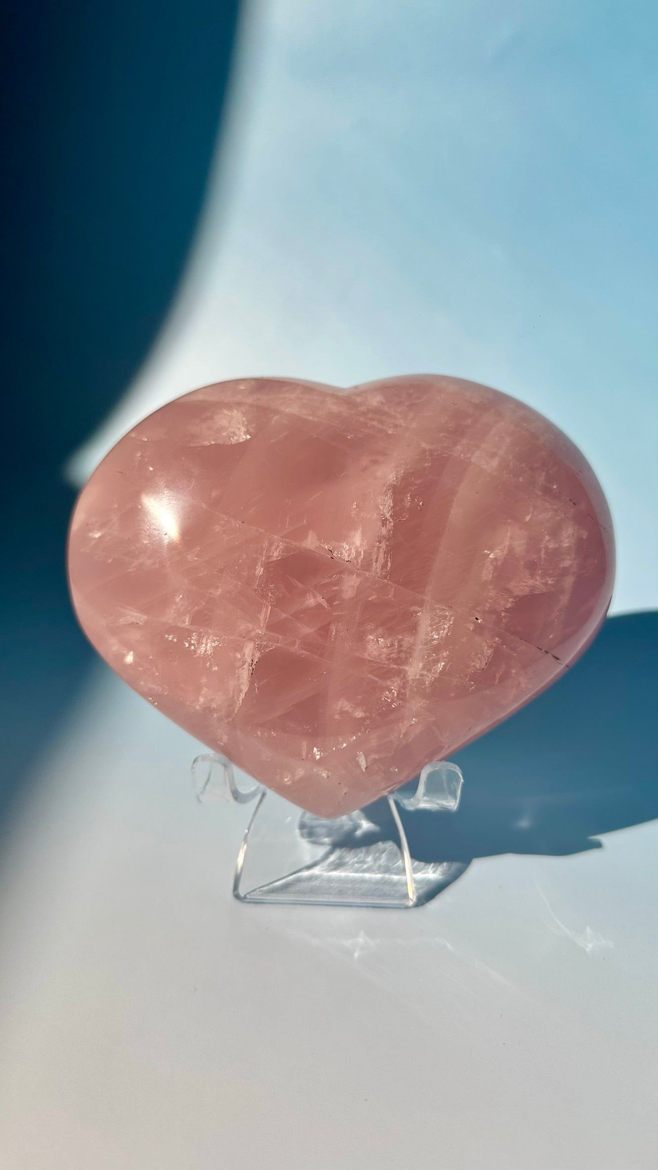 Large Rose Quartz Heart