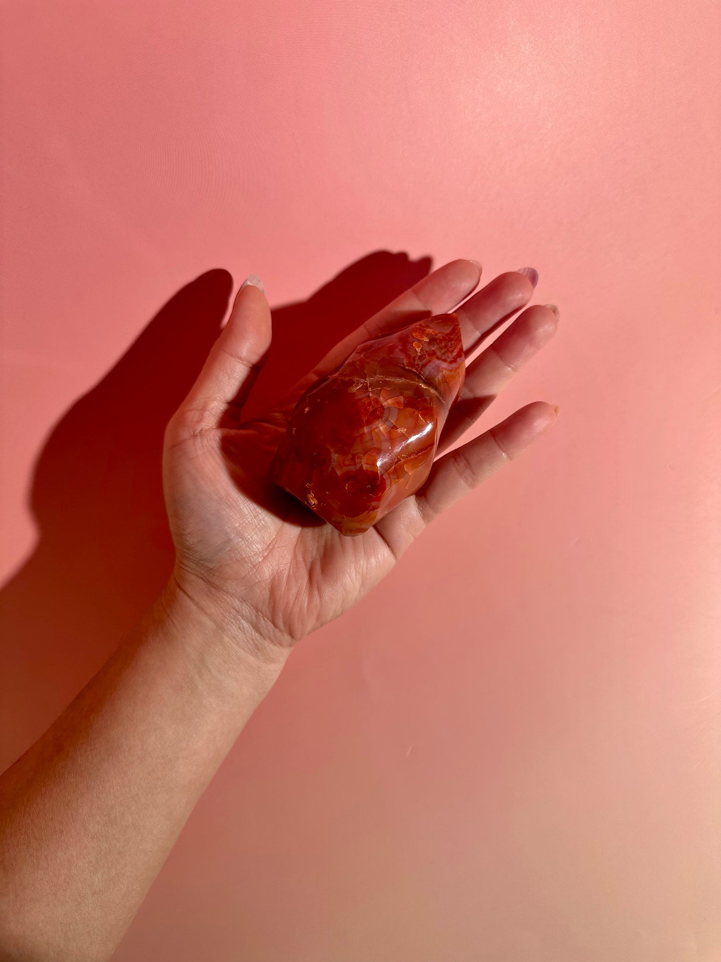 Carnelian Flame – Option D | Strength, Motivation & Grounding Energy