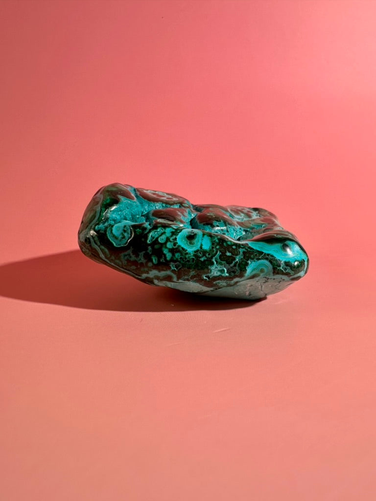 Malachite Chrysocolla Malacolla Polished Specimen Option H | One-of-a-Kind Congo Crystal