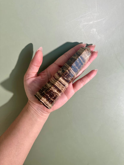 Chocolate Calcite Tower – Option B