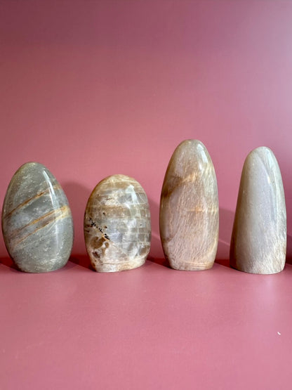 Polished Moonstone Standing Freeform