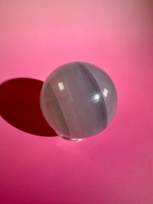 Lavender Green Fluorite Sphere – Option E