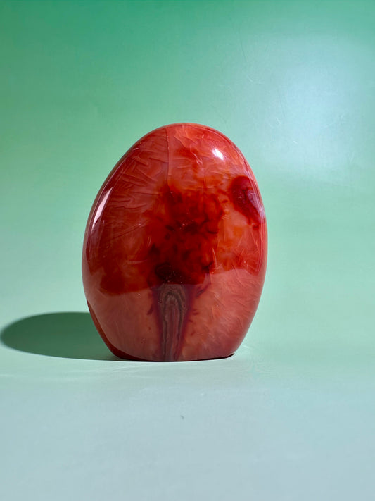 Carnelian Standing Freeform – Option G | Success, Motivation & Empowerment Crystal