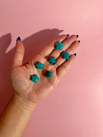 Mini Amazonite Star | Celestial Crystal Carving