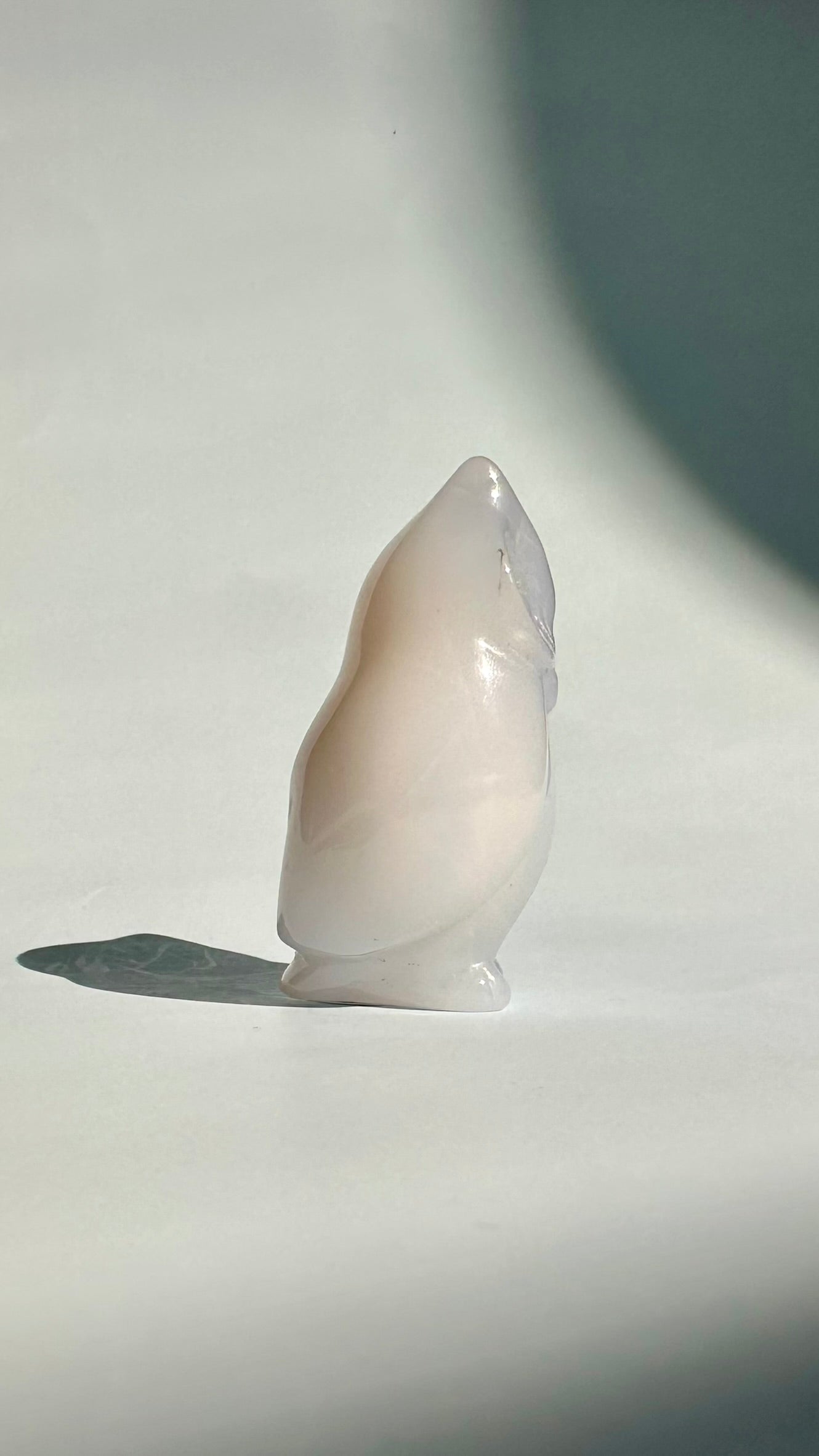 Blue Chalcedony Owl Carving (Large & Small) - You Pick!