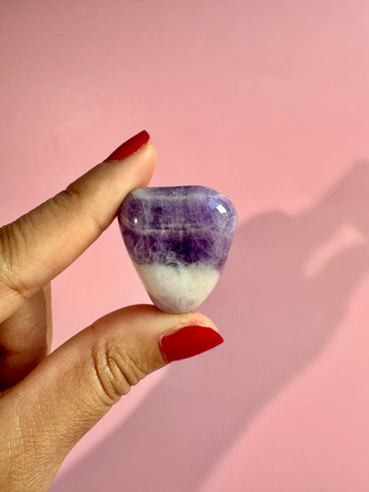 Chevron Amethyst Tumble