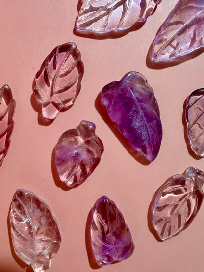 Amethyst Feather | Purple Crystal Carving