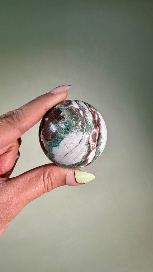Unicorn Jasper Sphere – Option C