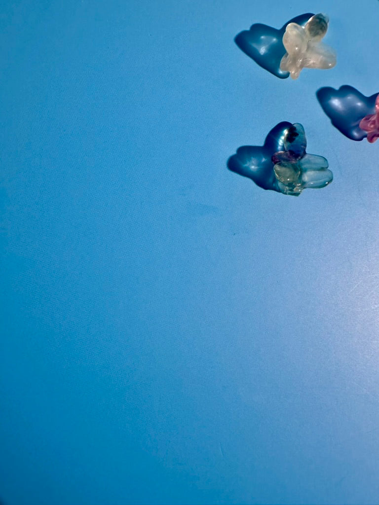 Mini Rainbow Fluorite Dragonfly | Crystal Carving