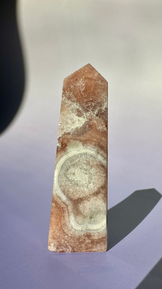 Pink Amethyst Obelisk – Option A