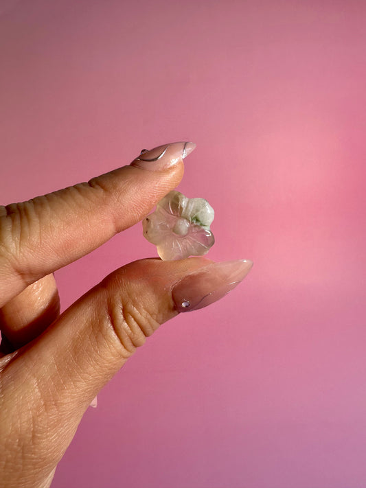 Mini Flower Agate Flower Carving