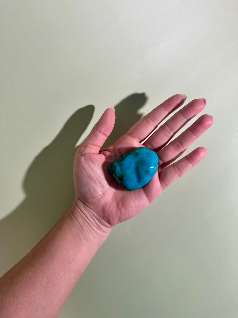Malachite Chrysocolla Malacolla Polished Specimen Option A | Congo Crystal