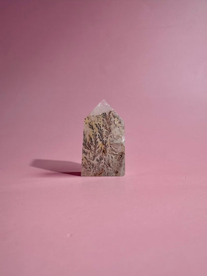 Dendritic Quartz Tower – Option E | Manifestation, Abundance & Earth Energy