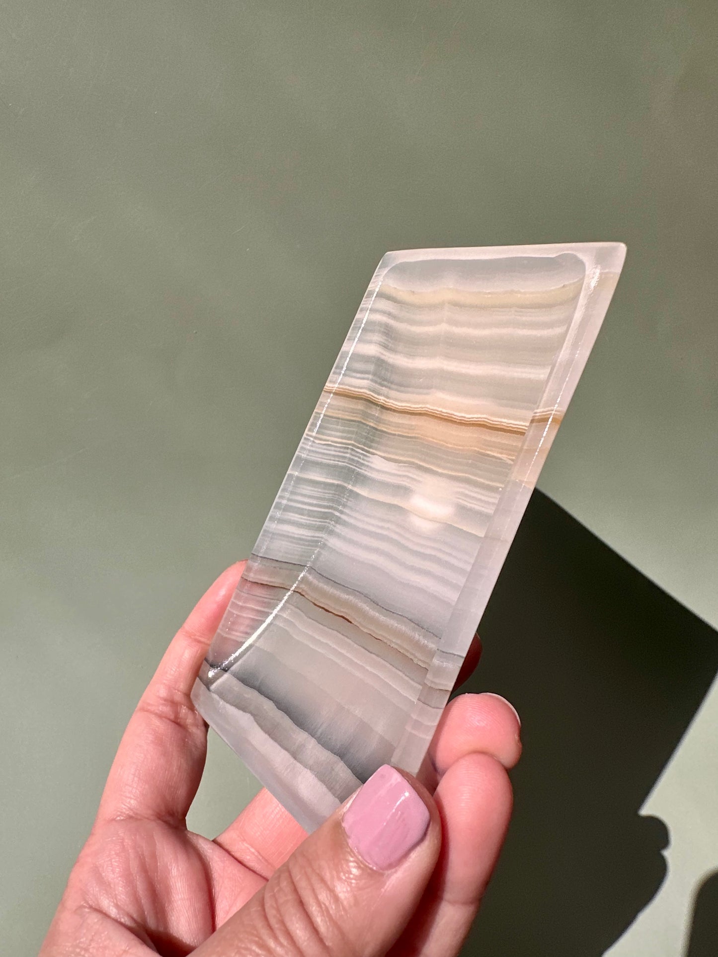 Banded Onyx Rectangular Dish