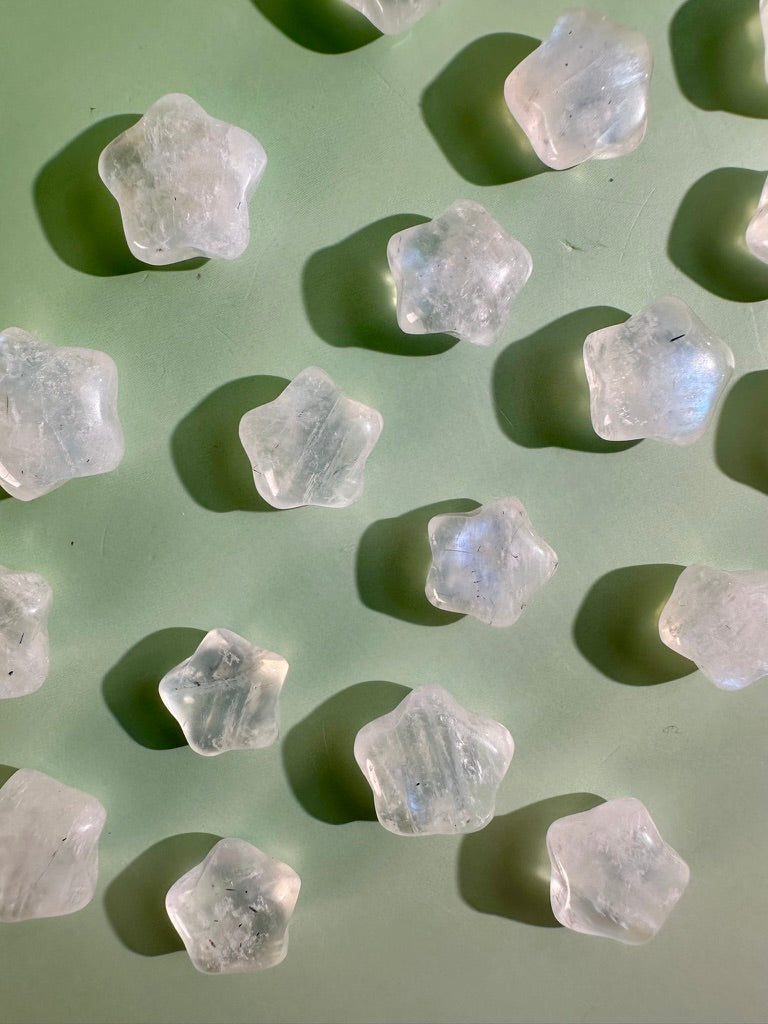 Mini Moonstone Star | Crystal Carving