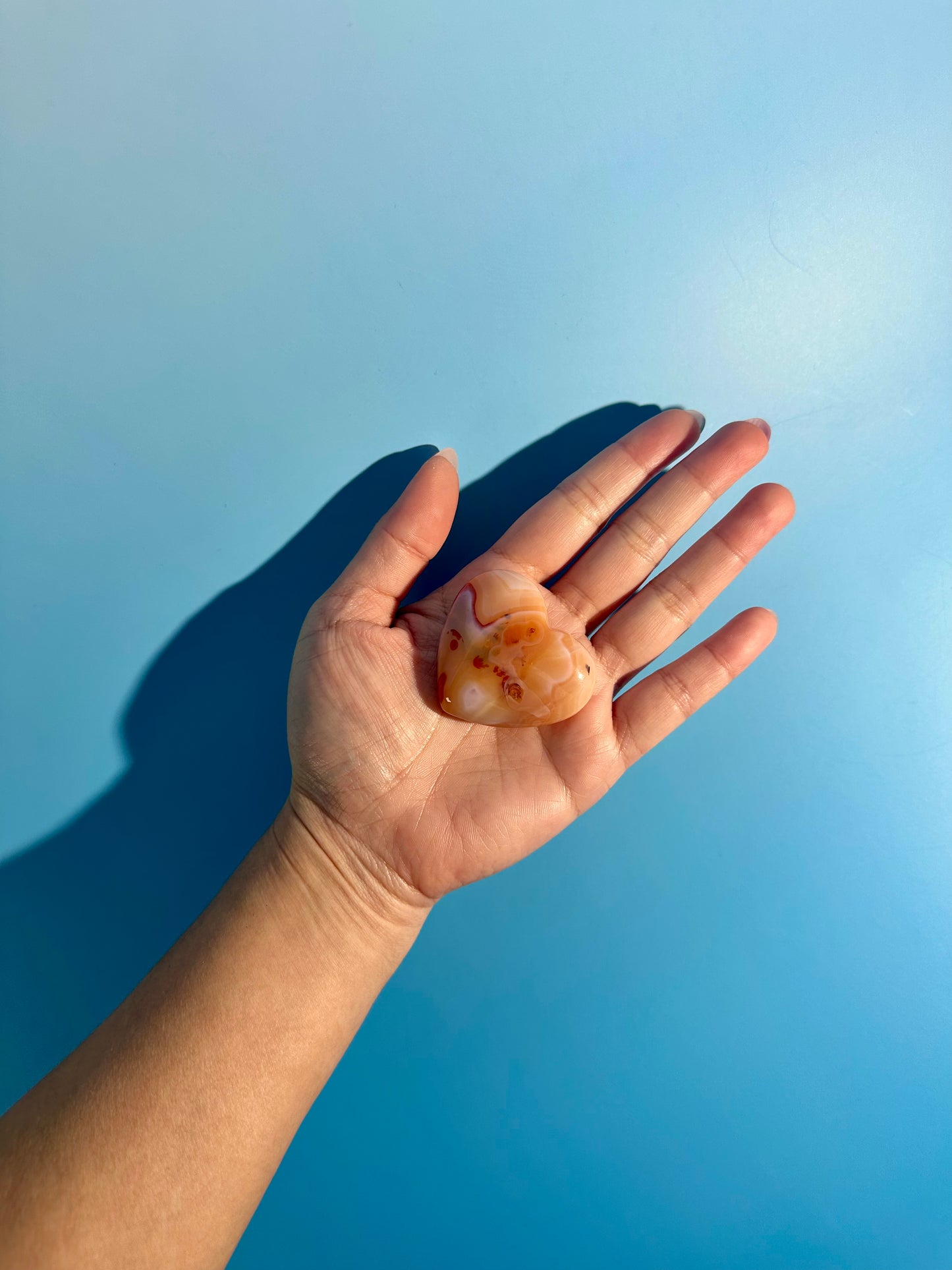 Small Carnelian Heart Option I | Courage, Confidence & Vitality Crystal