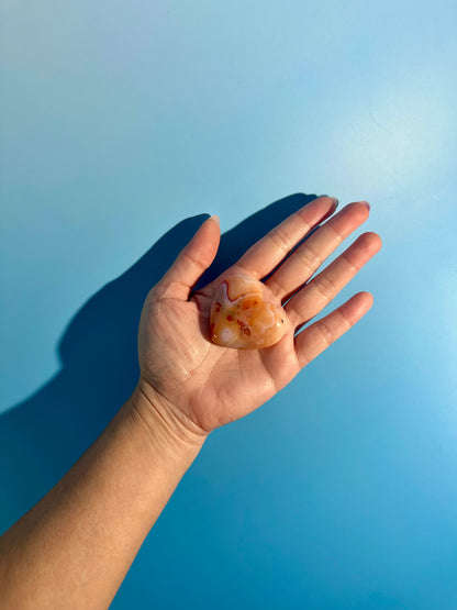 Small Carnelian Heart Option I | Courage, Confidence & Vitality Crystal