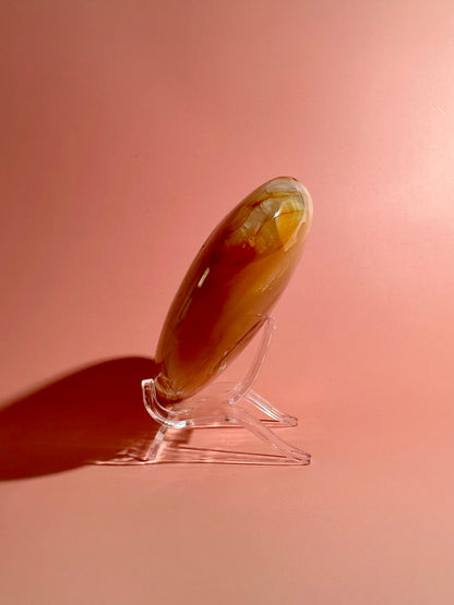 Carnelian Heart – Option F | Collector Crystal, Passion & Emotional Strength