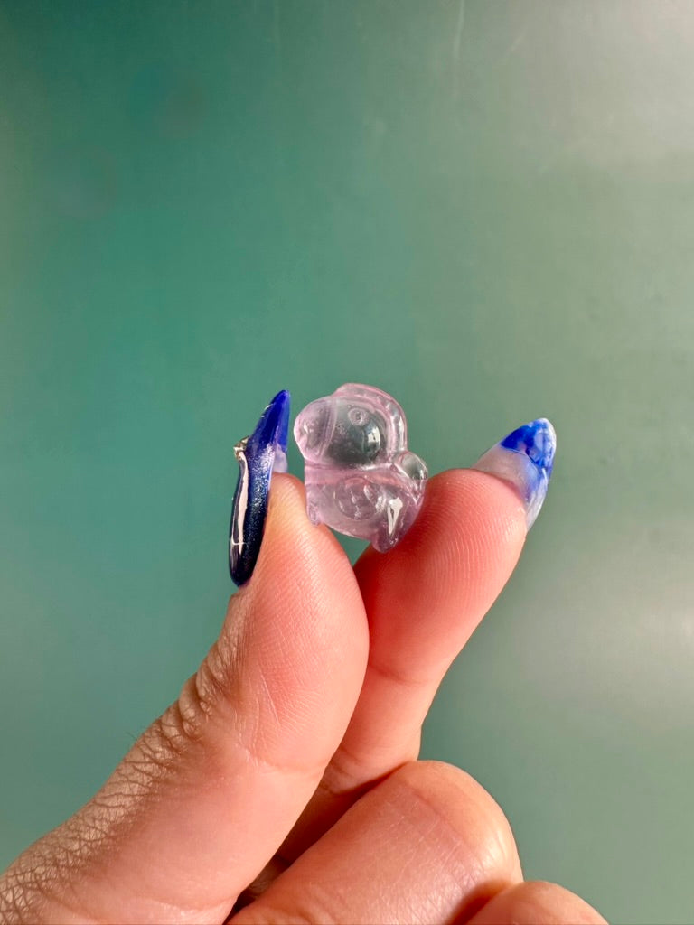Mini Amethyst Sitting Unicorn | Crystal Carving