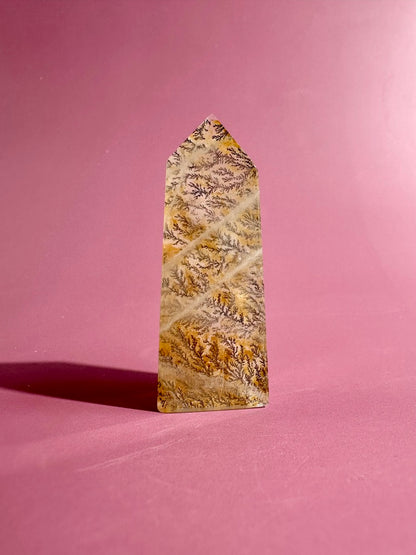 Dendritic Quartz Tower – Option J | Transformation & Manifestation Energy