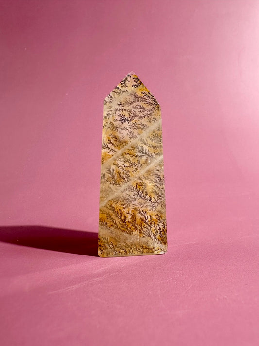 Dendritic Quartz Tower – Option J | Transformation & Manifestation Energy
