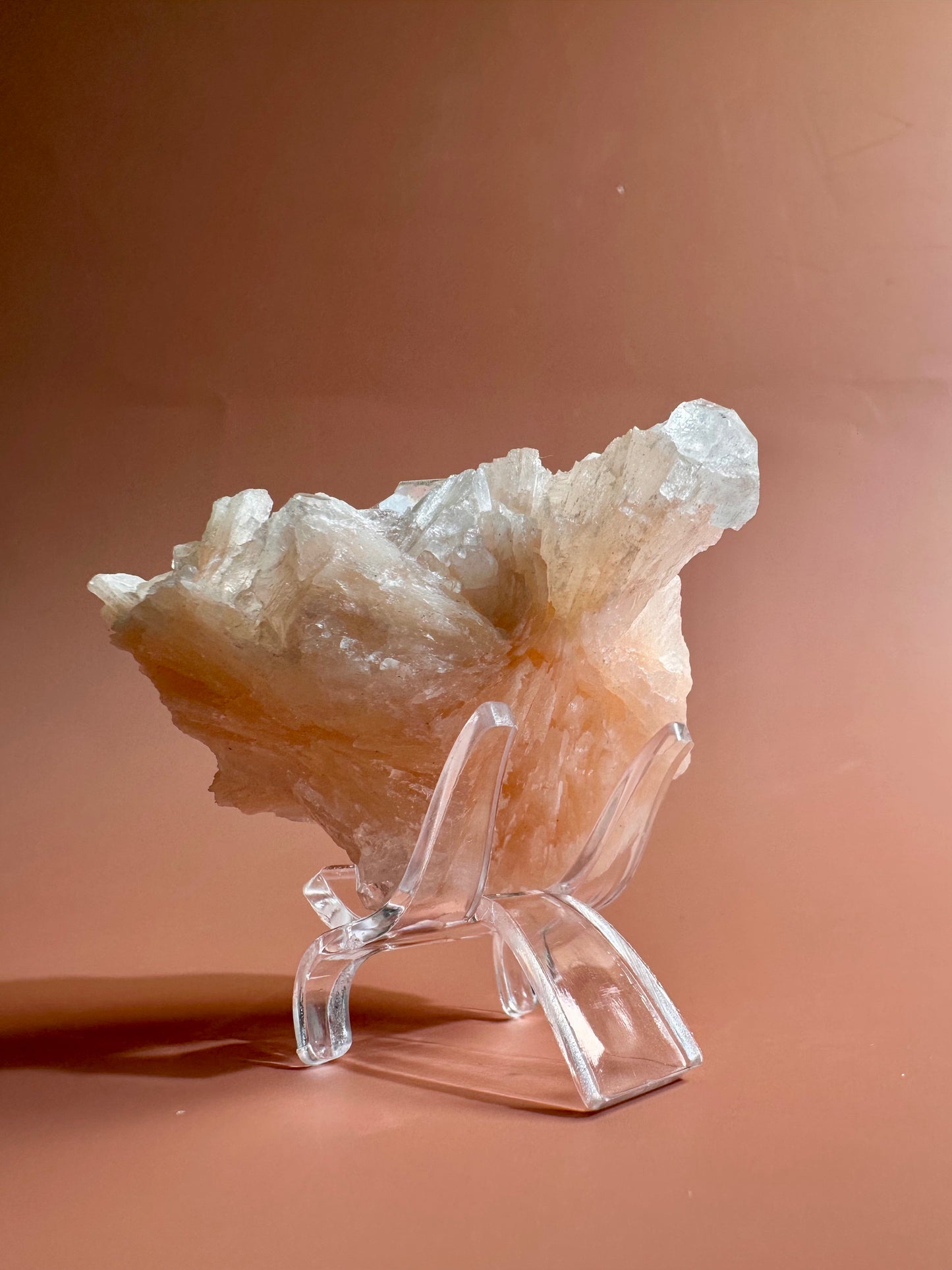 Apophyllite Stilbite Cluster - F